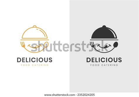 Delicious Food Logo Icon Yummy Face Stock Vector (Royalty Free ...