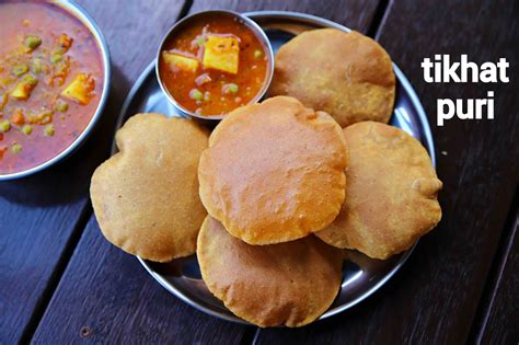 masala poori recipe | tikhat poori | tikhi puri | masaledar poori