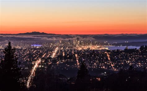 Vancouver from Burnaby Mountain | Wide Screen Wallpaper 1080p,2K,4K