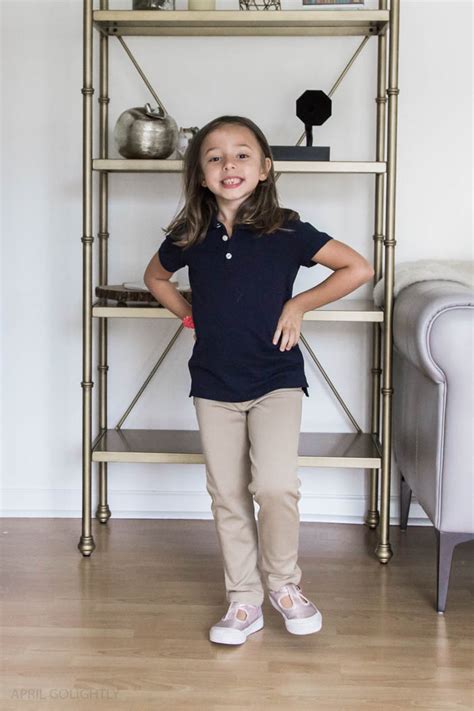 School Uniform Outfits for Kids - April Golightly