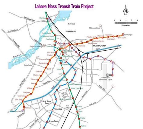 Lahore Metro Train Route Map – Paki Mag