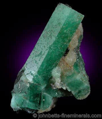 Single Emerald Crystal - The Mineral and Gemstone Kingdom