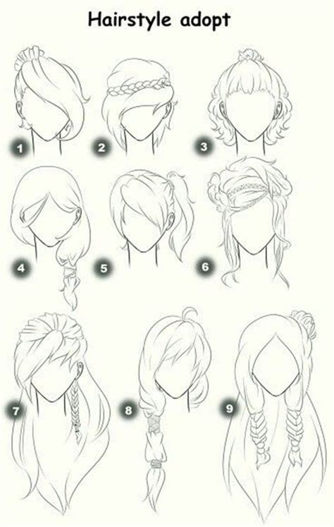 How To Draw Hair (Step By Step Image Guides) - Bored Art | Sketches ...