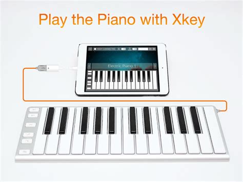 Xkey Free Piano App for iPhone, iPad, Mac, Windows, Android.