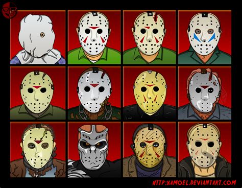 Jason Voorhees Evolution by XAMOEL on DeviantArt