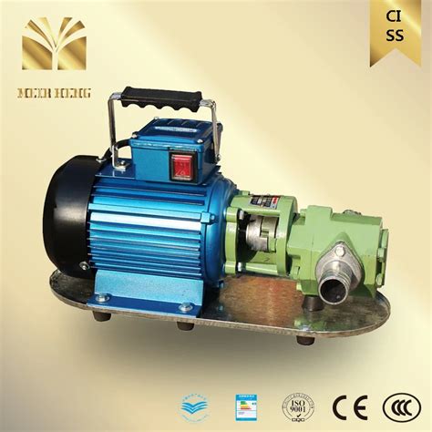 WCB 100 Cast Iron Portable Gear Oil Pump High Viscosity Liquid Transfer ...