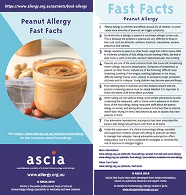 Peanut Allergy - Australasian Society of Clinical Immunology and ...