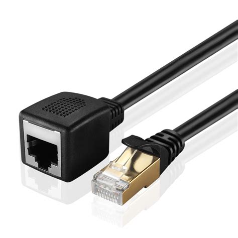 Ethernet Cable Extender Extension Cable Adapter (6FT) - Cat7 Cat6 Cat5e ...