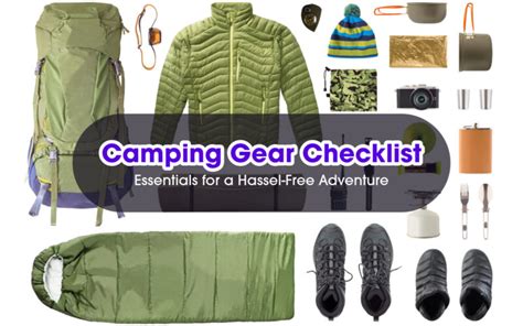 The Ultimate Camping Gear Checklist for Beginners