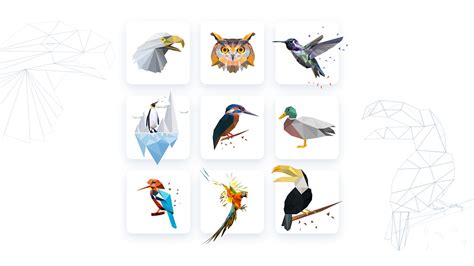 Low Poly - Animal's on Behance