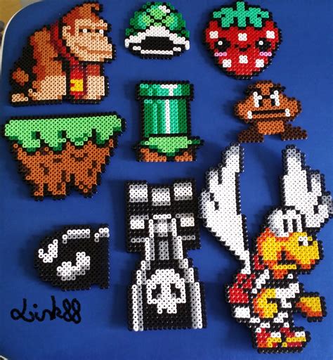 Mario Crafts, Arte Nerd, Easy Perler Bead Patterns, Melty Bead Patterns ...