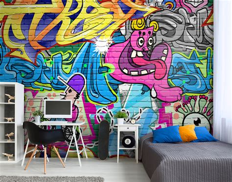 Graffiti Wallpaper For Rooms