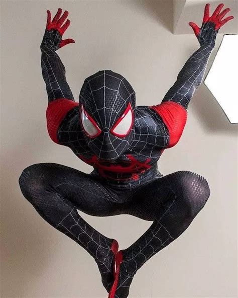 Miles Morales Spider-man Cosplay Costume spider Verse Suit - Etsy