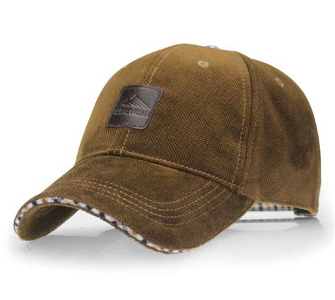 Men's Fashion Baseball Cap - Brown,Wine Red,Black,Dark Blue