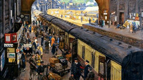 Railway Station Paintings, Golden Age of Train Travel | DailyArt Magazine