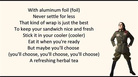 "Weird Al" Yankovic – Foil Lyrics | Genius Lyrics