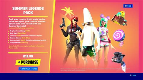 Fortnite Summer Legends Pack - Release Date, Cost, and All Skins