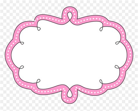 Pink Cute Border Png, Transparent Png - vhv