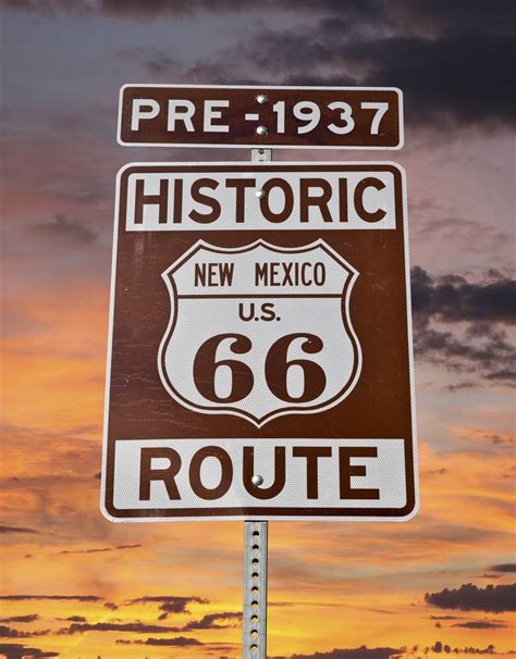 Route 66 New Mexico Map