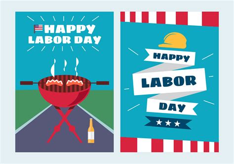 Labor Day Poster Vectors 148141 Vector Art at Vecteezy