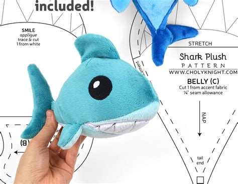 11+ Designs Shark Plush Pattern - IshahJamiila