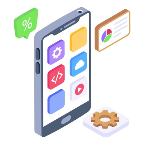 App development Generic Isometric icon