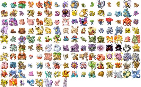 Extreme-Nostalgia fully updated Gen 1 sprites, now with more colour ...