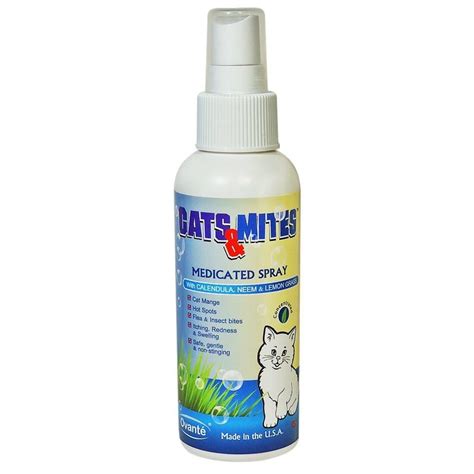 Cats n Mites Spray for Cats and Kittens with Problem Skin - 4.0 OZ ...