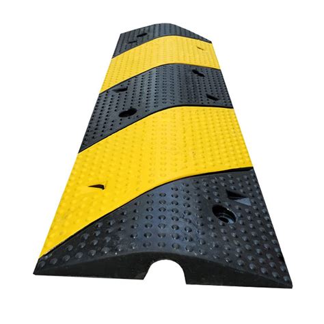 Buy KAXO Rubber Speed Bumps, Channel Rubber Cable Protector Heavy Duty ...