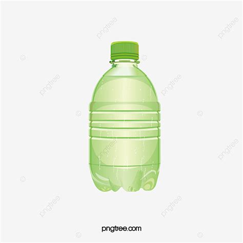 Green Plastic Bottle, Green, Plastic Bottle, Cartoon PNG and Vector ...