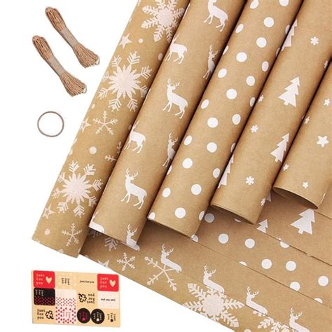 Wrapping Paper Sheets,for Christmas Birthday Party Wrapping Paper Set ...