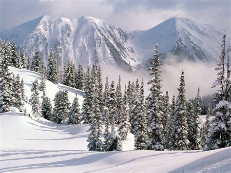 Snowy Mountain Wallpaper HD - WallpaperSafari