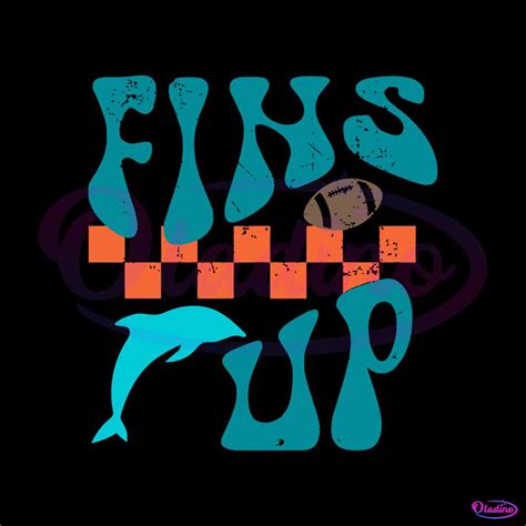 Fins Up Miami Football Miami Dolphins SVG Download