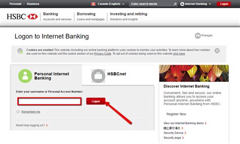 HSBC Bank Canada Online Banking Login - CC Bank