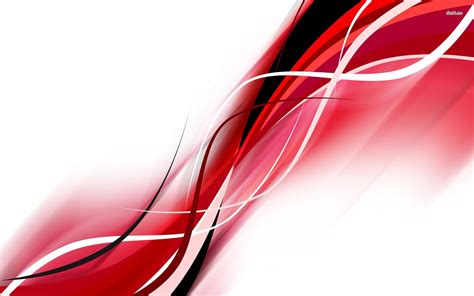 White And Red Abstract Wallpaper