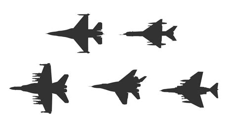 Fighter Jet Silhouette at GetDrawings | Free download