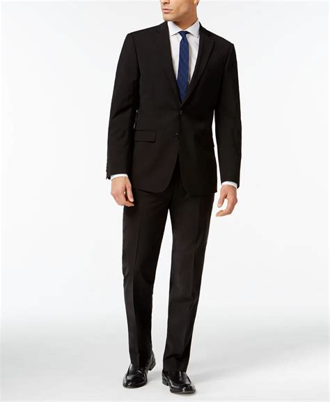 Calvin Klein Men's Infinite Stretch Solid Slim Fit Suit Separates ...