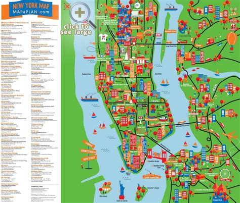 Printable Map Of New York City Tourist Attractions - Printable Maps