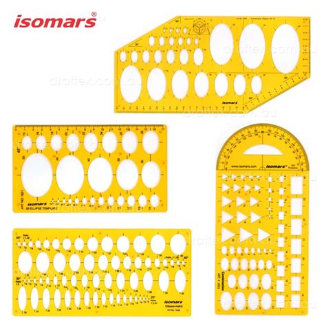 Vêtements et accessoires 1977 Rotring Drawing Template 831 645 Ellipsen ...