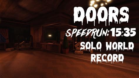 Speedrun.com Doors