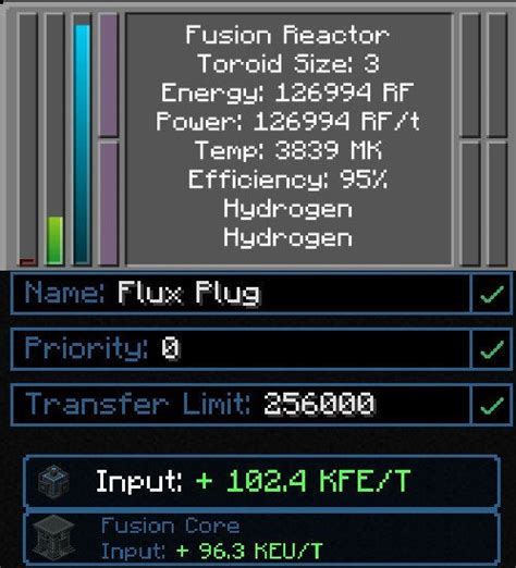 NuclearCraft Fusion Reactor shows incorrect power output? : feedthebeast