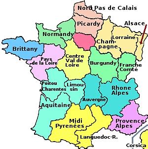 The Regions of France