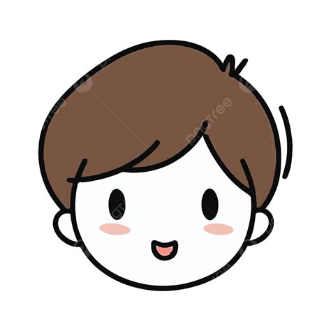 Boys Baby Cute Face Cartoon Vector, Kids, Baby Face, Face Cartoon PNG ...