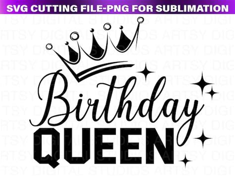 Birthday Queen SVG Birthday Svg Birthday Squad Birthday - Etsy