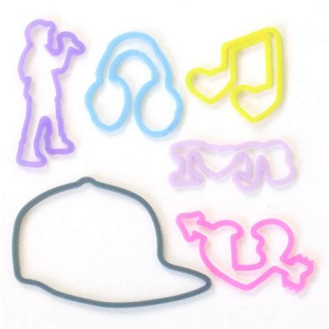 Cp Silly Bandz Justin Bieber Shapes Bracelet Collection 24 Pack Silly ...