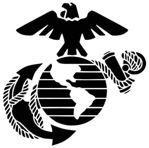 Usmc Marines Corps Emblem 3 Vinyl Sticker