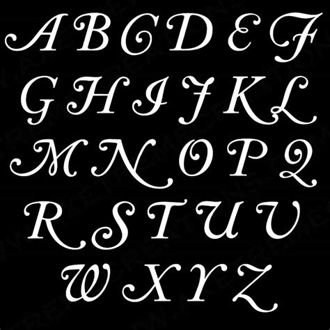 Your Initials! CUSTOM SRV Style SCRIPT Font Vinyl Letters