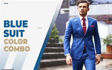 Master the Blue Suit: Color Combinations with Shirt & Tie