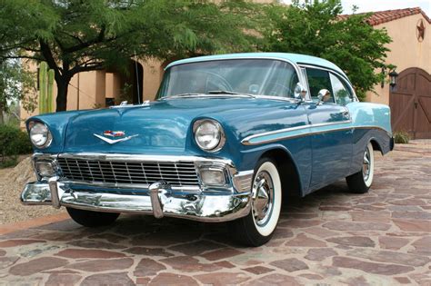 Beautifully Restored 1956 Chevy BELAIR 2 door HT. European Classic cars ...