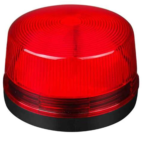 12V Security Alarm Strobe Signal Safety Warning Blue/Red Flashing LED ...